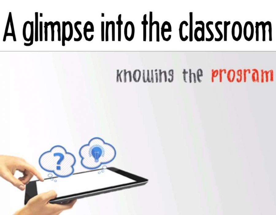 A glimpse into the classroom: knowing the program