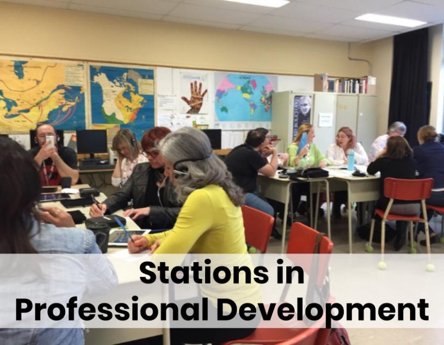 stations in professional development