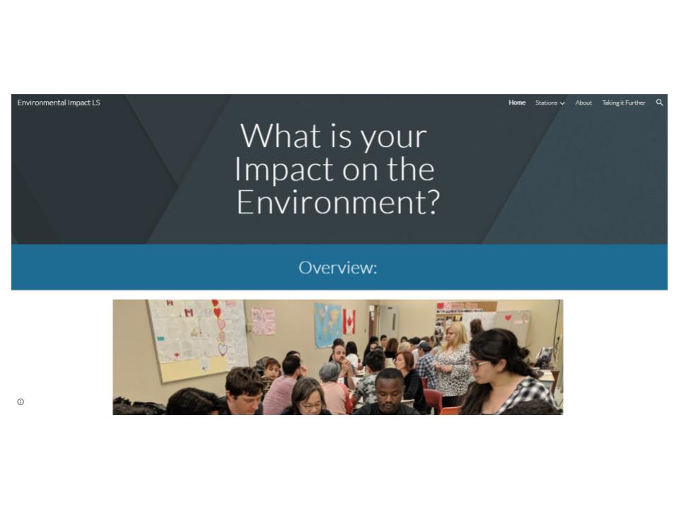 What is your environmental impact website