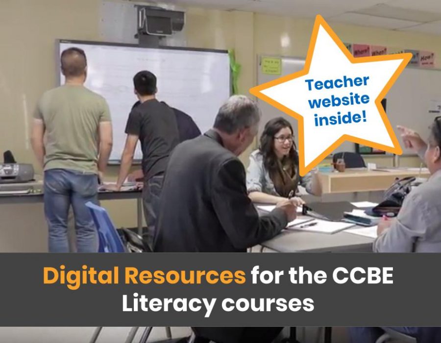 Digital Resouces for the CCBE Literacy courses
